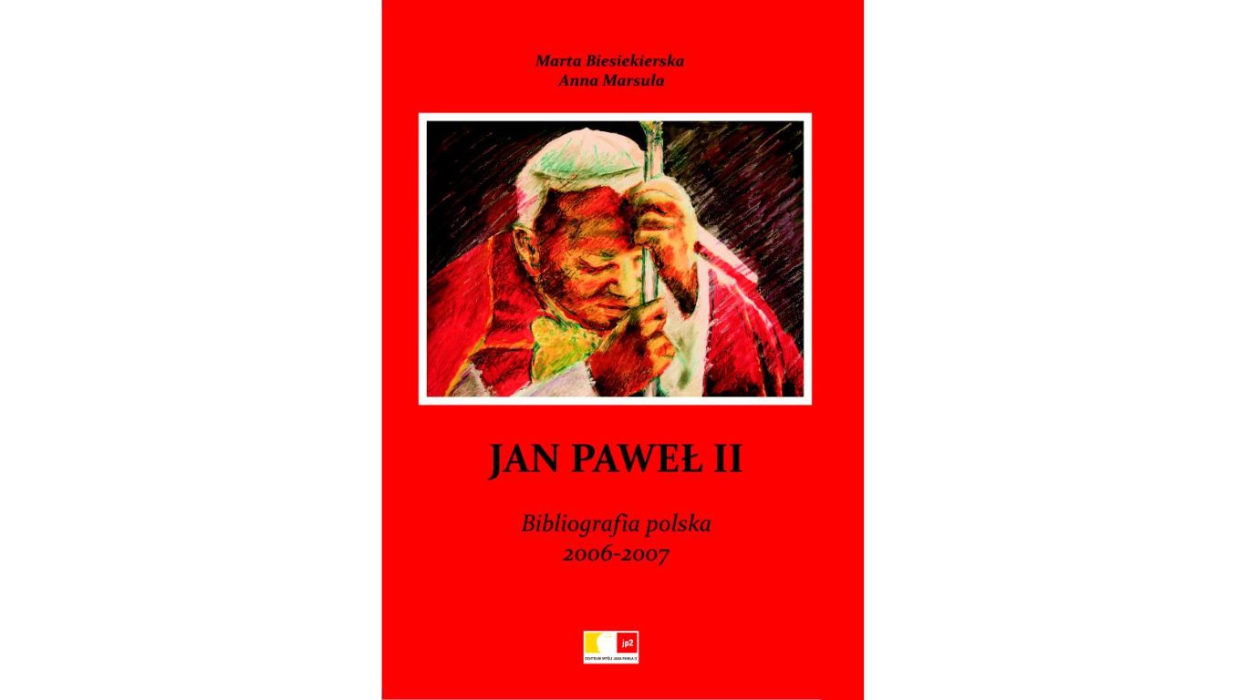 Okładka książki "Jan Paweł II Biografia polska 2006-2007" z grafiką Ojca Świętego.