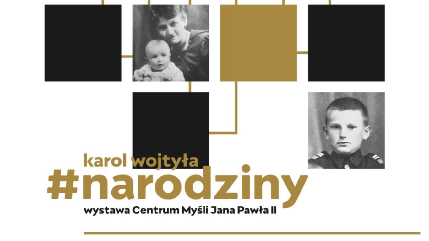 Karol Wojtyła. Narodziny - okładka wystawy ze zdjęciami młodego Karola Wojtyły